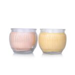 Ribbed Jar Candles - Mango Sorbet & Peach Pomegranate