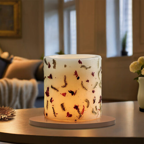 Botanics Wax Lantern candle - Lilac & Peony