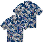 Tropical Leaf Blue White Los Angeles Angels Hawaiian Shirt
