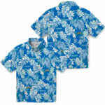 Tropical Leaf Blue White Los Angeles Chargers Hawaiian Shirt