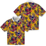 Floral Toucan Blue Red Los Angeles Chargers Hawaiian Shirt