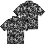 Palm Pattern Black Las Vegas Raiders Hawaiian Shirt
