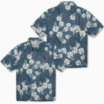 Hibiscus Clusters Blue Houston Texans Hawaiian Shirt