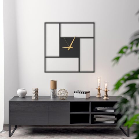 Contemporary Minimalist Frame - Unique Modern Square Wall Clock