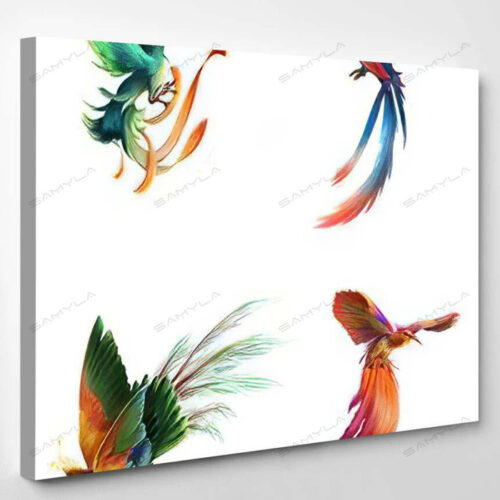 Fantasy Realistic Bird Animal Character Design - Fantasy Canvas Art Wall Decor
