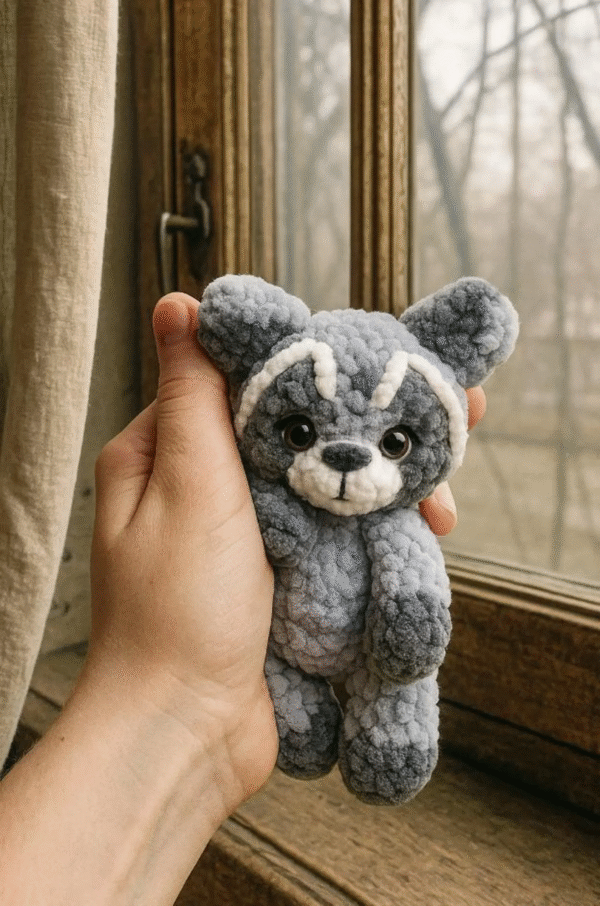Raccoon Crochet – Amigurumi Crochet Stuffed Animal Milnora - Image 2