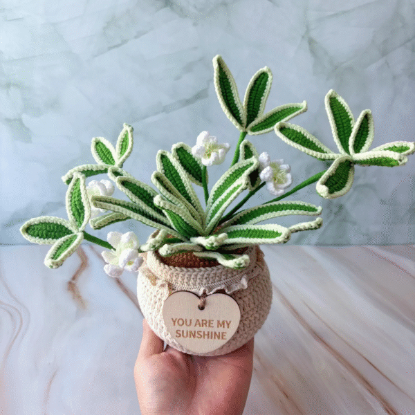 Handmade crochet Orchid – Amigurumi Crochet Stuffed Animal Milnora - Image 4