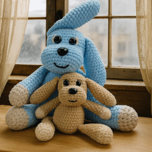 Alternative view of Crochet Dog – Amigurumi Crochet Stuffed Animal Milnora