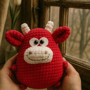 Bull Cow Calf Crochet  – Amigurumi Crochet Stuffed Animal Milnora