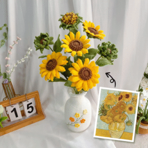 Alternative view of Crochet Sunflower – Amigurumi Crochet Stuffed Animal Milnora