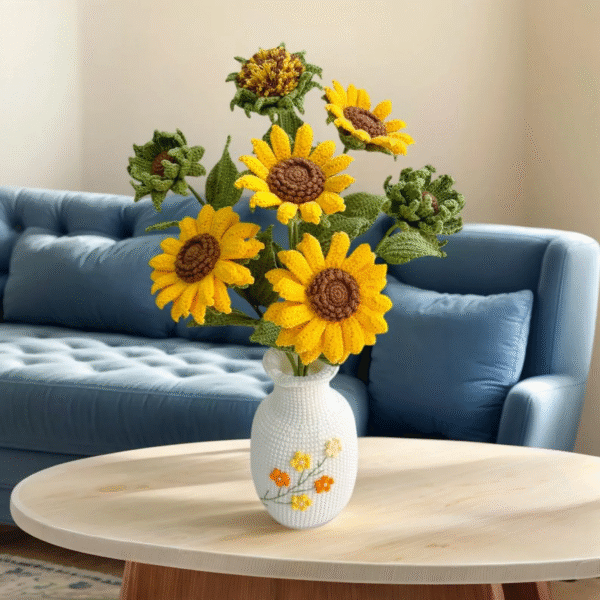 Crochet Sunflower – Amigurumi Crochet Stuffed Animal Milnora - Image 4