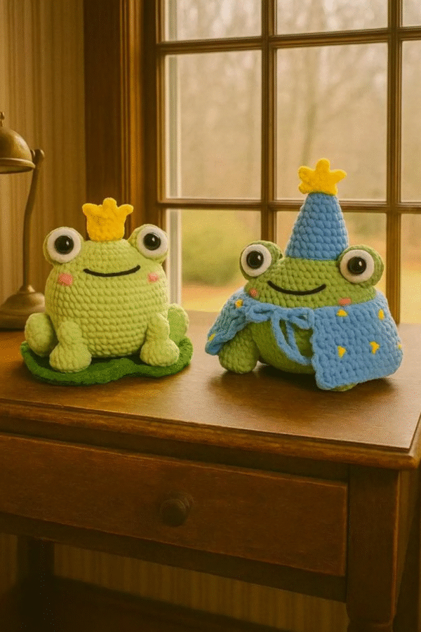 Frog Prince Crochet – Amigurumi Crochet Stuffed Animal Milnora - Image 2