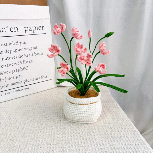 Crochet Orchid – Amigurumi Crochet Stuffed Animal Milnora - Image 3