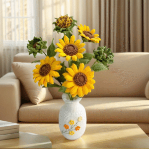 Crochet Sunflower – Amigurumi Crochet Stuffed Animal Milnora