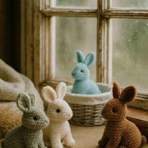 Alternative view of Baby Rabbit Crochet – Amigurumi Crochet Stuffed Animal Milnora