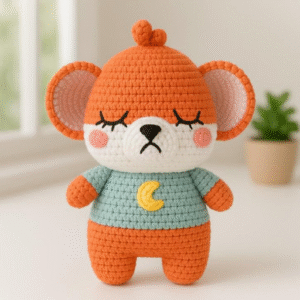 Baby Monkey Kiki Crochet  – Amigurumi Crochet Stuffed Animal Milnora