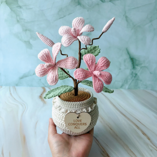 Crochet Plumeria – Amigurumi Crochet Stuffed Animal Milnora - Image 4