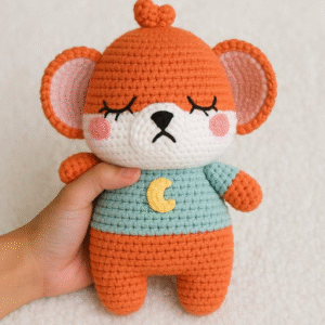 Alternative view of Baby Monkey Kiki Crochet  – Amigurumi Crochet Stuffed Animal Milnora