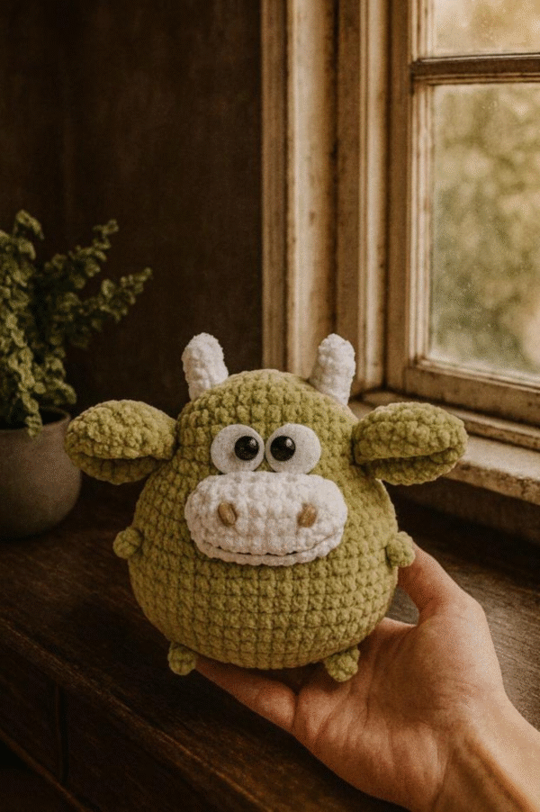 Bull Cow Calf Crochet  – Amigurumi Crochet Stuffed Animal Milnora - Image 2