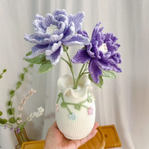 Alternative view of Crochet Peony – Amigurumi Crochet Stuffed Animal Milnora