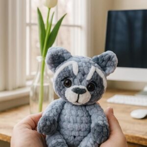 Raccoon Crochet – Amigurumi Crochet Stuffed Animal Milnora